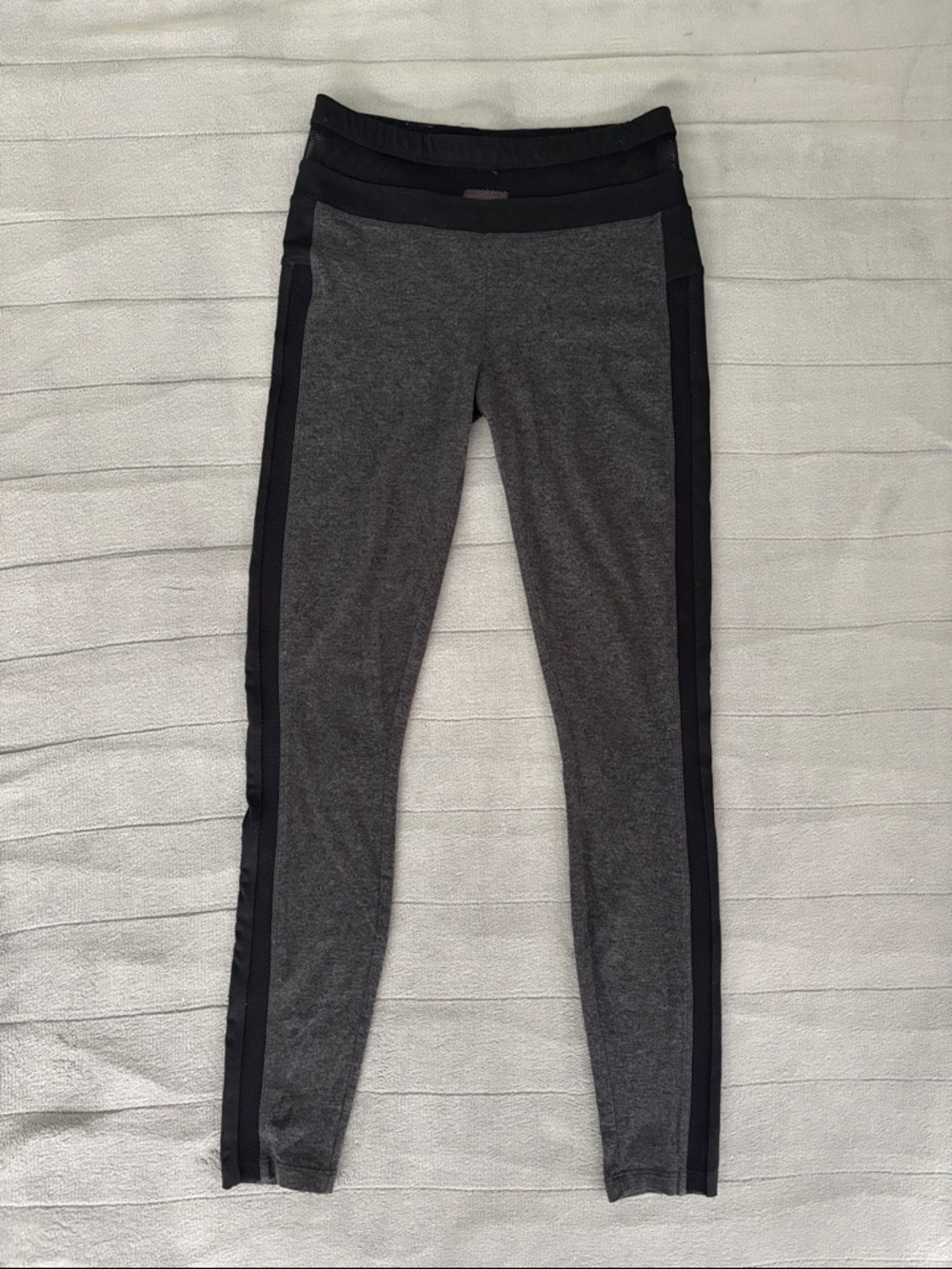 Bombshell Sportswear LIMITED EDITION Black Leggings With Mesh Stripes